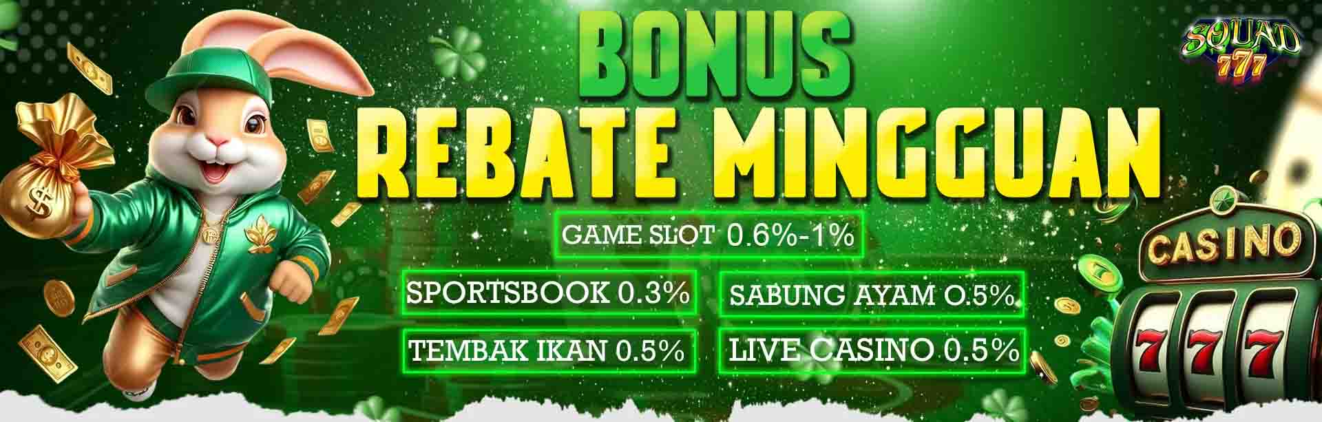 BONUS REBATE MINGGUAN