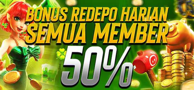 BONUS REDEPO HARIAN 50%