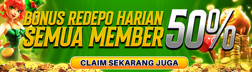 BONUS REDEPO HARIAN 50%