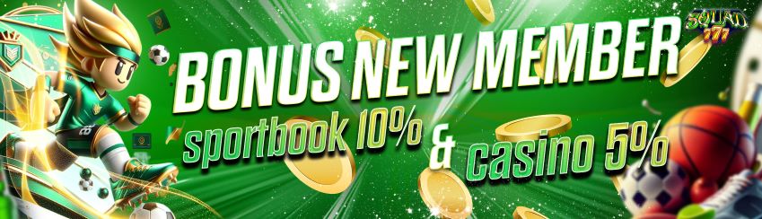 BONUS NEW MEMBER up to 10%