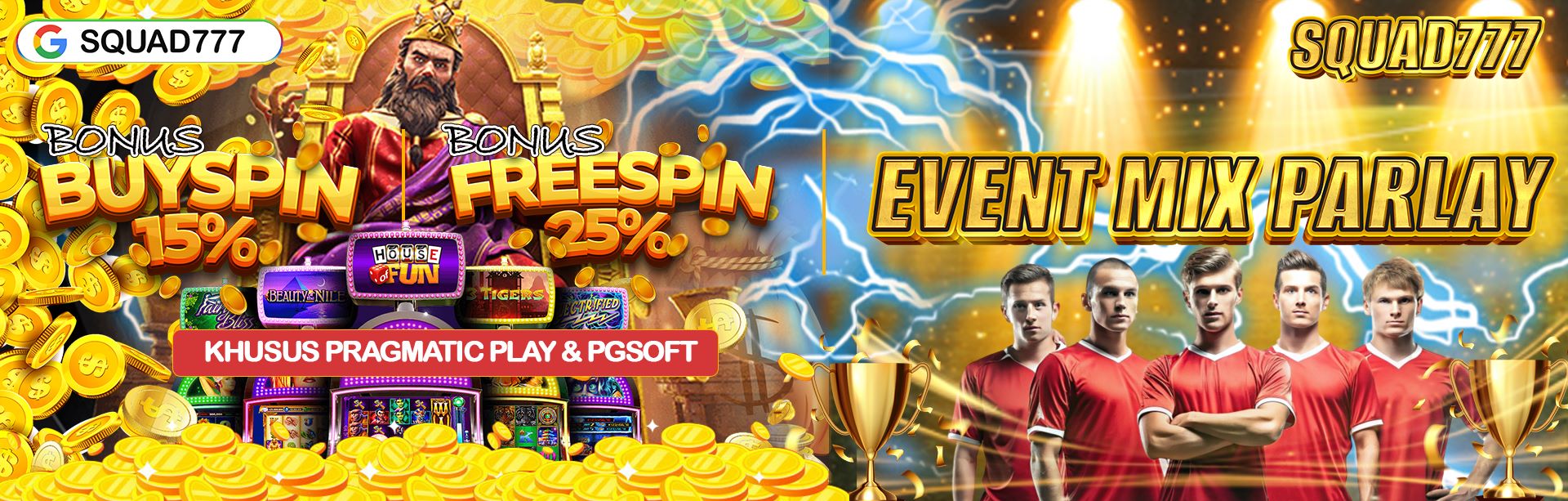 BUYSPIN 15% FREESPIN 25%